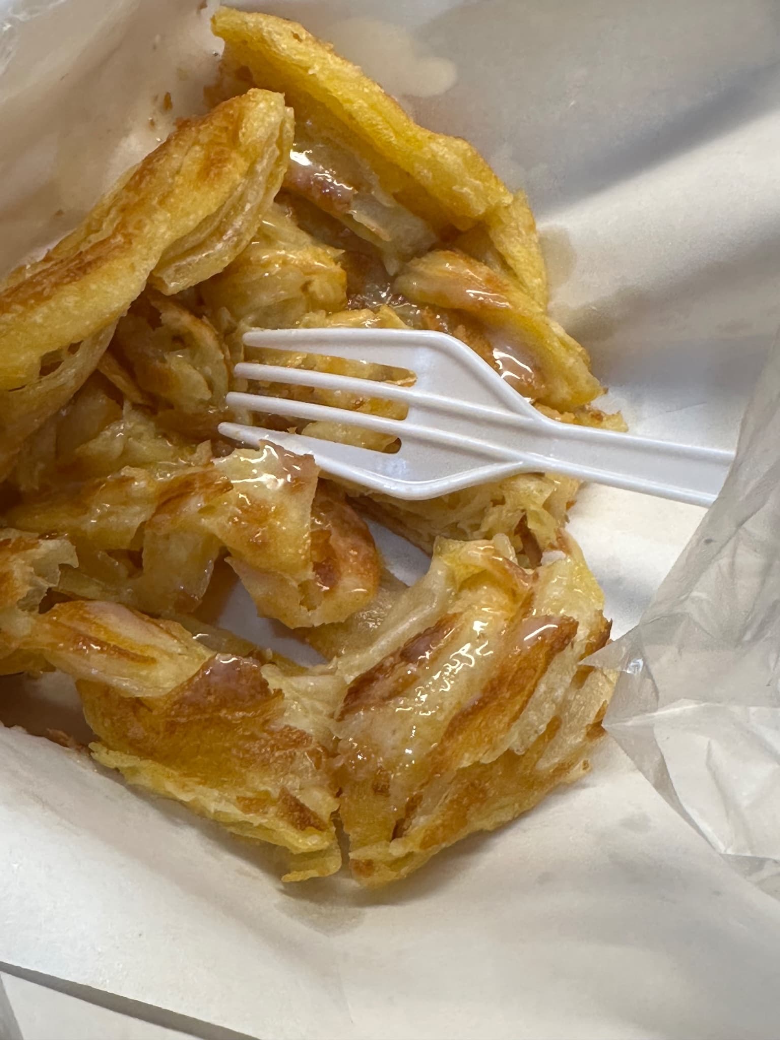 Roti with milk