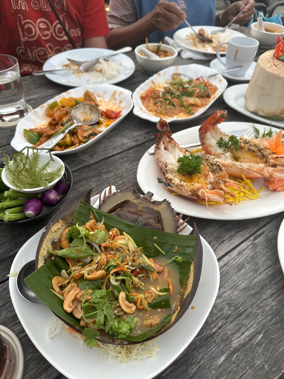 Restaurant by the water in Krabi
