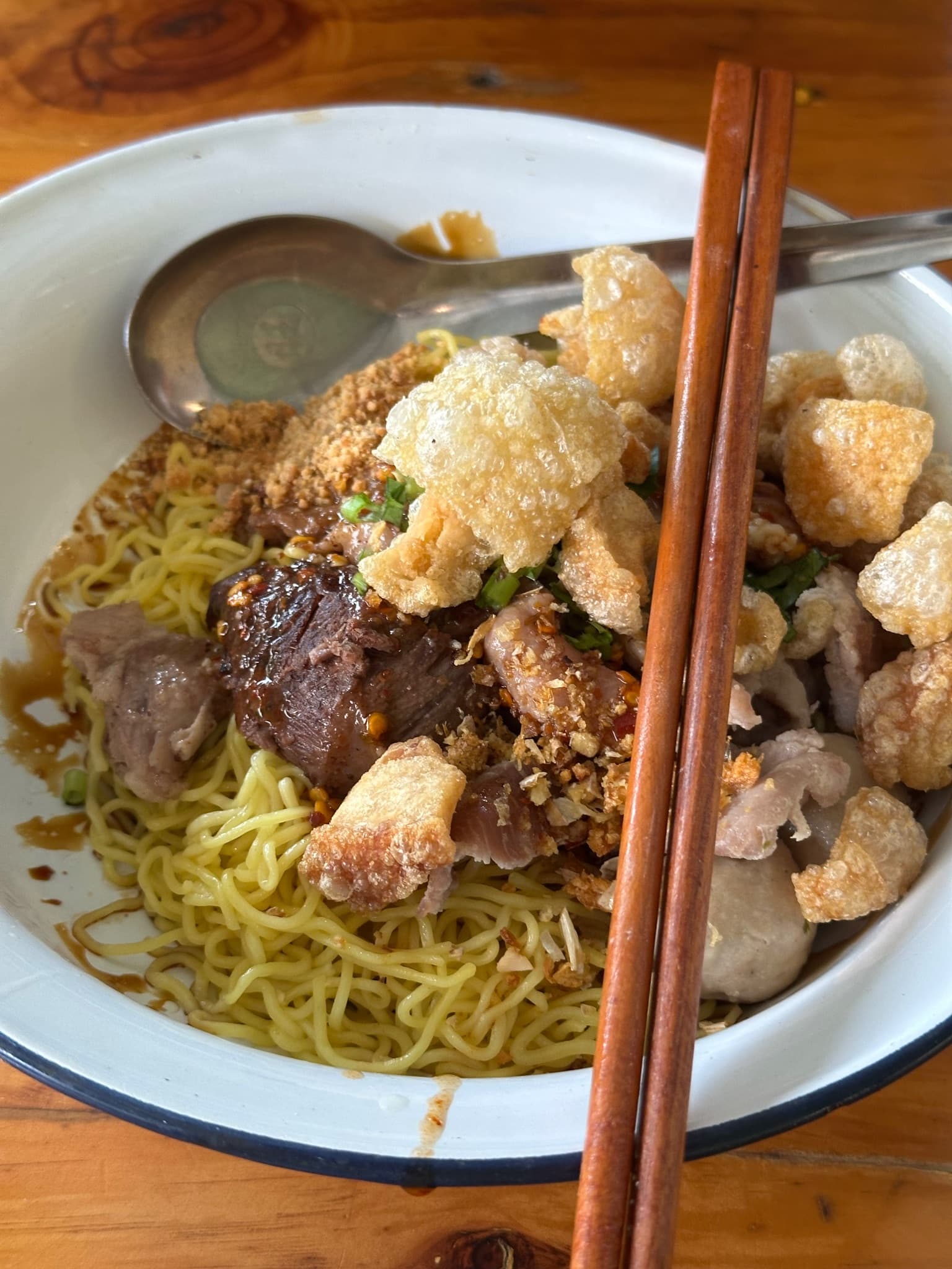 delicious noodles and stir-fry